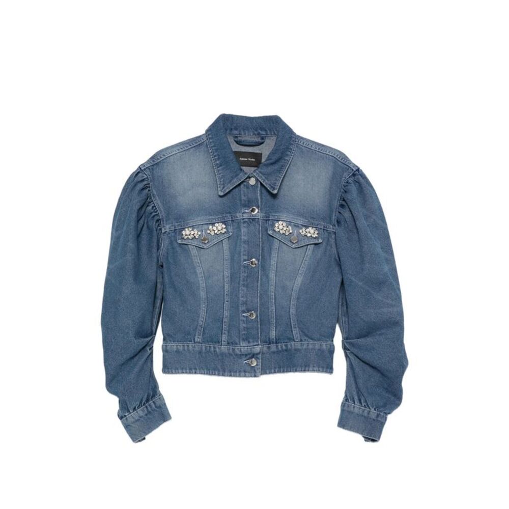 Simone Rocha Blue Jackets - Denim Jackets Women